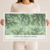 Map of the Town of Mount Hope, Wisconsin, 12 x 18 inch unframed archival matte print