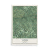 Map of Naples, Wisconsin, 12 x 18 inch unframed archival matte print