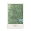 Map of New Haven, Adams County, Wisconsin, 12 x 18 inch unframed archival matte print