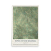 Map of the Town of New Holstein, Wisconsin, 12 x 18 inch unframed archival matte print