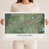 Map of North Prairie, Wisconsin, 12 x 18 inch unframed archival matte print