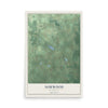 Map of Norwood, Wisconsin, 12 x 18 inch unframed archival matte print