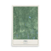 Map of Oma, Wisconsin, 12 x 18 inch unframed archival matte print