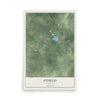 Map of Otsego, Wisconsin, 12 x 18 inch unframed archival matte print