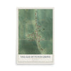 Map of Patch Grove, Wisconsin, 12 x 18 inch unframed archival matte print