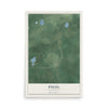 Map of Piehl, Wisconsin, 12 x 18 inch unframed archival matte print