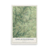 Map of the Town of Platteville, Wisconsin, 12 x 18 inch unframed archival matte print