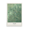 Map of Polar, Wisconsin, 12 x 18 inch unframed archival matte print