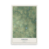 Map of Porter, Wisconsin, 12 x 18 inch unframed archival matte print