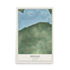 Map of Poygan, Wisconsin, 12 x 18 inch unframed archival matte print