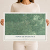 Map of the Town of Prentice, Wisconsin, 12 x 18 inch unframed archival matte print