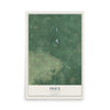 Map of Price, Wisconsin, 12 x 18 inch unframed archival matte print
