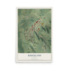 Map of Ridgeland, Wisconsin, 12 x 18 inch unframed archival matte print