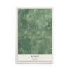 Map of Ringle, Wisconsin, 12 x 18 inch unframed archival matte print