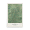 Map of Rush River, Wisconsin, 12 x 18 inch unframed archival matte print