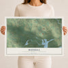 Map of Russell, Sheboygan County, Wisconsin, 12 x 18 inch unframed archival matte print