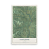 Map of Sand Creek, Wisconsin, 12 x 18 inch unframed archival matte print