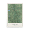 Map of Saxeville, Wisconsin, 12 x 18 inch unframed archival matte print