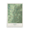 Map of Scott, Sheboygan County, Wisconsin, 12 x 18 inch unframed archival matte print