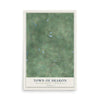 Map of the Town of Sharon, Portage County, Wisconsin, 12 x 18 inch unframed archival matte print
