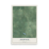 Map of Sherwood, Clark County, Wisconsin, 12 x 18 inch unframed archival matte print