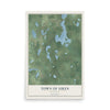 Map of the Town of Siren, Wisconsin, 12 x 18 inch unframed archival matte print