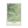 Map of Smelser, Wisconsin, 12 x 18 inch unframed archival matte print