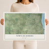Map of the Town of Somers, Wisconsin, 12 x 18 inch unframed archival matte print