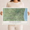 Map of Somers, Wisconsin, 12 x 18 inch unframed archival matte print