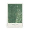 Map of South Fork, Wisconsin, 12 x 18 inch unframed archival matte print