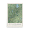 Map of the Town of Star Prairie, Wisconsin, 12 x 18 inch unframed archival matte print