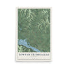 Map of the Town of Trempealeau, Wisconsin, 12 x 18 inch unframed archival matte print