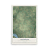 Map of Trenton, Dodge County, Wisconsin, 12 x 18 inch unframed archival matte print