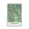 Map of Washington, Eau Claire County, Wisconsin, 12 x 18 inch unframed archival matte print