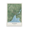 Map of Westport, Wisconsin, 12 x 18 inch unframed archival matte print