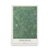 Map of Wolf River, Langlade County, Wisconsin, 12 x 18 inch unframed archival matte print