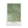 Map of Woodville, Calumet County, Wisconsin, 12 x 18 inch unframed archival matte print