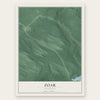 Zoar, Wisconsin map print, the full design