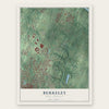 Berkeley, West Virginia map print, the full design