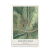 Map of Bruceton Mills, West Virginia, 12 x 18 inch unframed archival matte print