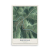 Map of Burnsville, West Virginia, 12 x 18 inch unframed archival matte print