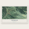 Crumpler, West Virginia map print, the full design