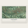 Culloden, West Virginia map print, the full design