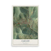 Map of Fairview, West Virginia, 12 x 18 inch unframed archival matte print