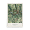 Map of Farmington, West Virginia, 12 x 18 inch unframed archival matte print