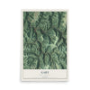 Map of Gary, West Virginia, 12 x 18 inch unframed archival matte print