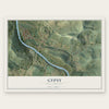 Gypsy, West Virginia map print, the full design