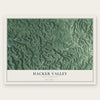 Hacker Valley, West Virginia map print, the full design