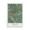 Map of Hurricane, West Virginia, 12 x 18 inch unframed archival matte print