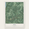 Ona, West Virginia map print, the full design